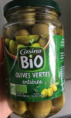 Olives vertes entières bio