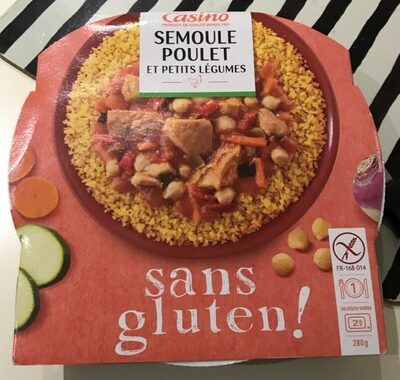 Semoule Poulet et Petits Légumes sans gluten
