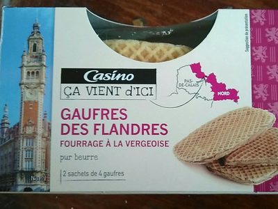 Gaufres des Flandres fourrage à la vergeoise