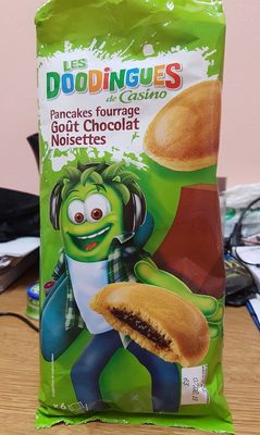 Pancakes fourrage goût chocolat noisettes