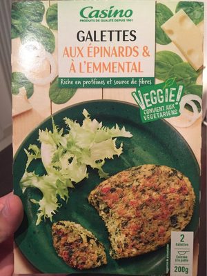 Galette épinard et à l'emmental