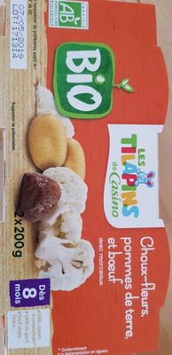 Choux-fleurs Pommes de terre Boeuf avec morceaux - Dès 8 mois BIO