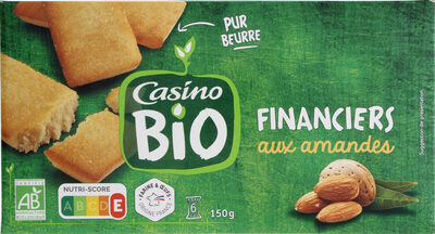 Financiers aux amandes bio