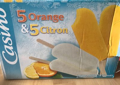 5 orange & 5 citron