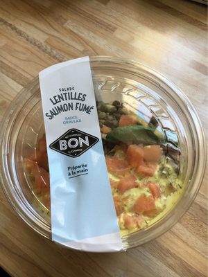 Lentilles samon fumé