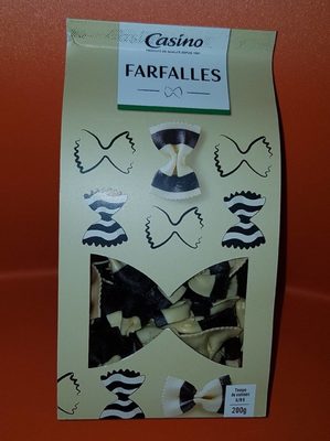 Farfalles noir & blanc front packaging