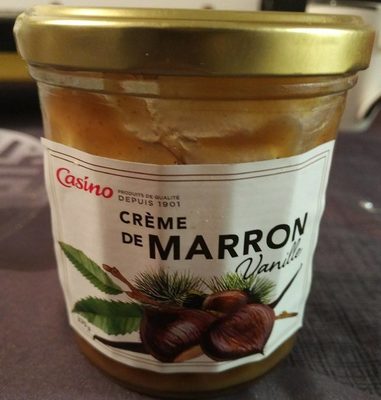 Crème de marrons vanille front packaging