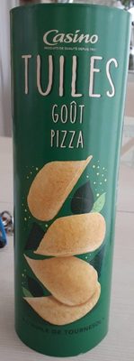 Tuiles goût pizza front packaging