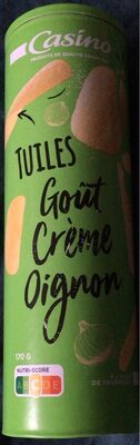 Tuiles goût crème oignon front packaging