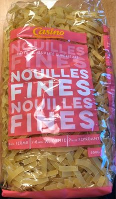 NOUILLES Pâtes de qualité supérieure front packaging