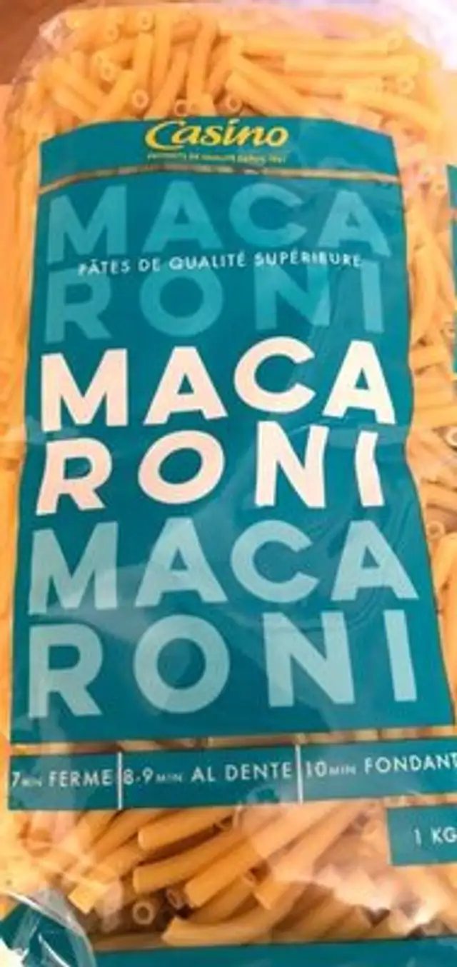 Macaroni front packaging