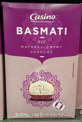 Riz BASMATI EN SACHETS CUISSONS