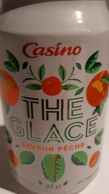 Thé glacé saveur pêche