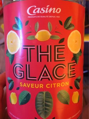 Boisson au thé saveur citron