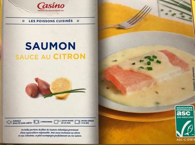 Saumon sauce au citron