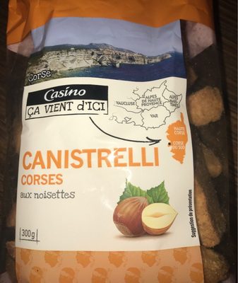 Canistrelli corses aux noisettes