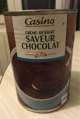 Crème dessert saveur chocolat