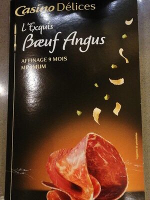 viande de boeuf Angus séché 10 tranches