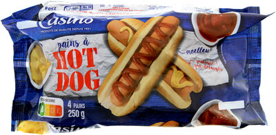 PAINS HOT DOG prédécoupés front packaging