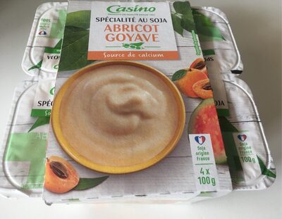 Spécialité au soja à l'abricot et à la goyave