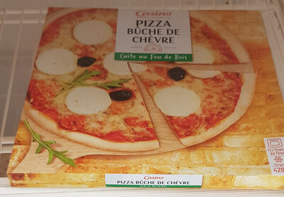 Pizza bûche de chèvre