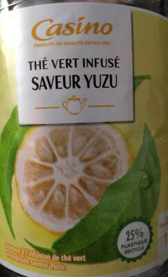 Thé vert infusé saveur yuzu