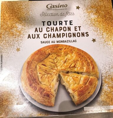 Tourte au chapon et champignons