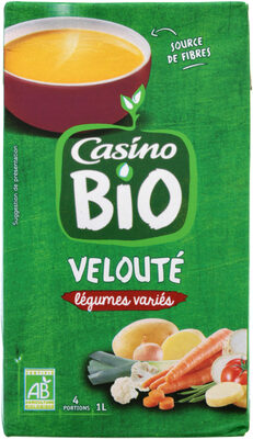 Velouté légumes variés Bio front packaging