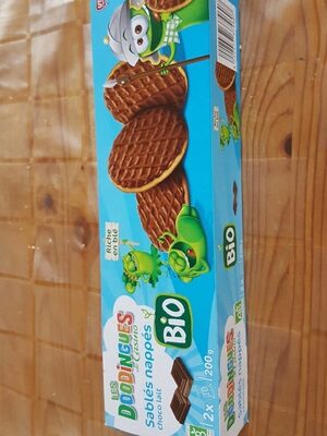 Sablés nappés chocolat lait