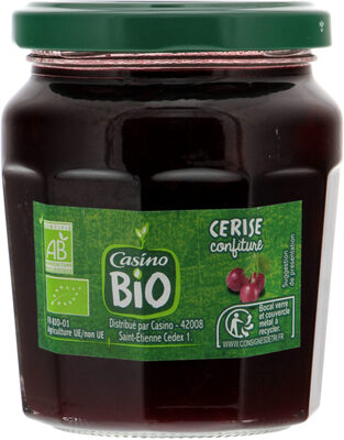 Confiture Cerise Bio front packaging