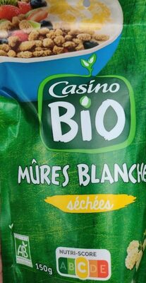 Mûres blanches séchées