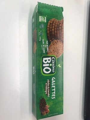 Casino Bio Galettes pepites de chocolat et chataigne