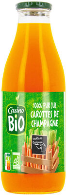 Jus de carotte bio Champagne