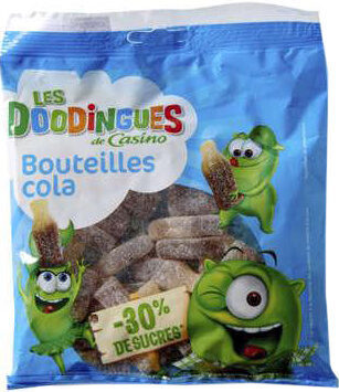 Bouteilles cola 30% de sucres