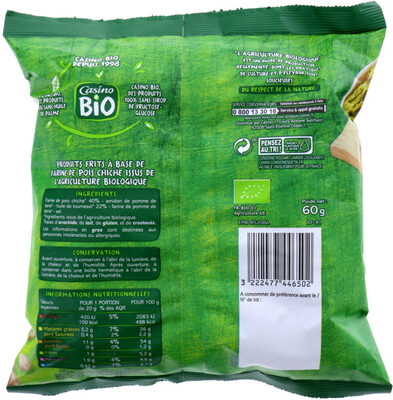 Pétales aux pois chiches