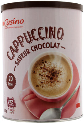 Cappuccino saveur chocolat front packaging