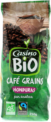 Pur arabica Mexique MHBIO en grain front packaging