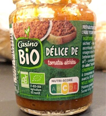 Délice de tomates séchées Bio