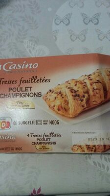 Tresse poulet champignons