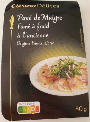 Pavé de Maigre fumé