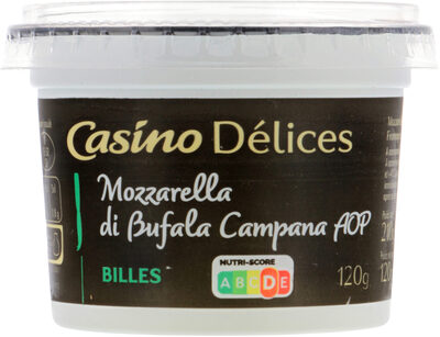 Mozzarella di Bufala Campana AOP billes