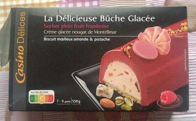 La délicieuse bûche glacée