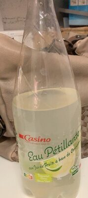 Eau pétillante Aux jus de fruits à base de concentrés Saveur citron citron vert front packaging