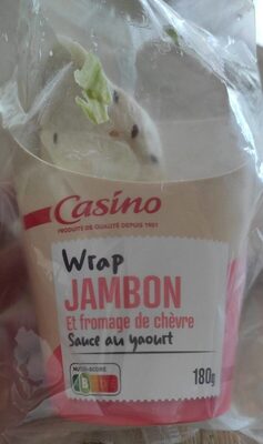 Wrap Jambon et fromage de chèvre sauce au yaourt