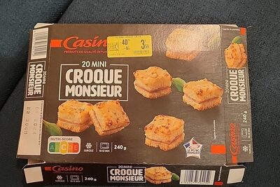 20 mini Croque-monsieur