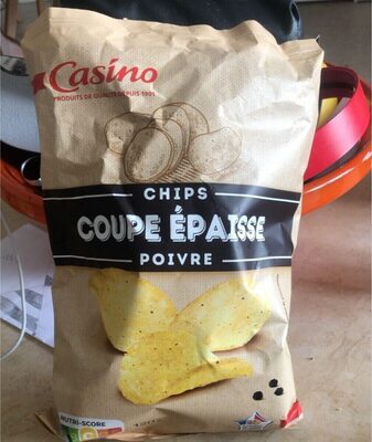 Chips coupe épaisse poivre