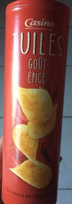 Tuiles goût épicé front packaging