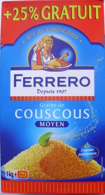 Graine de Couscous Moyen (+ 25 % Gratuit)