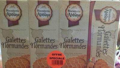 Galettes normandes front packaging