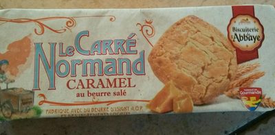 Le carré normand caramel beurre salé front packaging